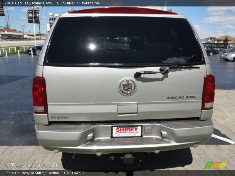 Quicksilver / Pewter Gray 2004 Cadillac Escalade AWD