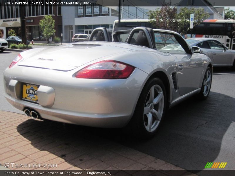 Arctic Silver Metallic / Black 2007 Porsche Boxster