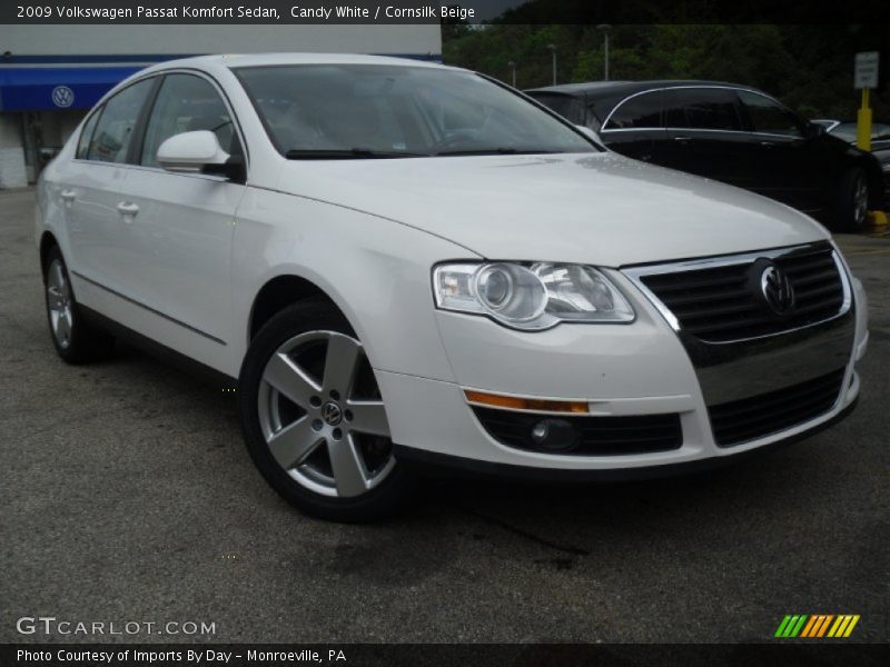 Candy White / Cornsilk Beige 2009 Volkswagen Passat Komfort Sedan