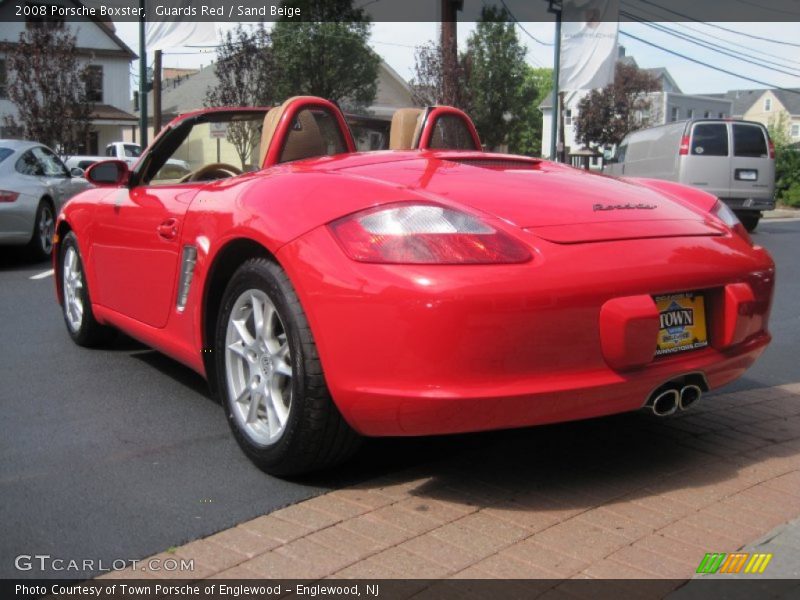 Guards Red / Sand Beige 2008 Porsche Boxster