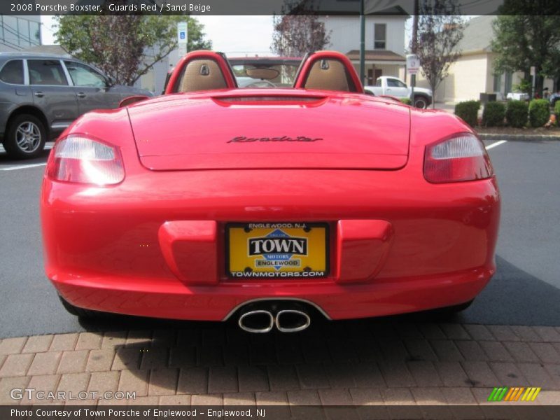 Guards Red / Sand Beige 2008 Porsche Boxster