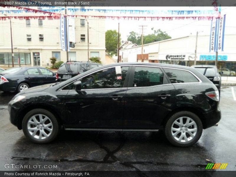 Brilliant Black / Sand 2007 Mazda CX-7 Touring