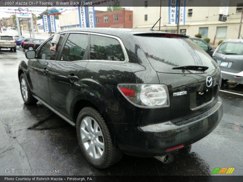 Brilliant Black / Sand 2007 Mazda CX-7 Touring