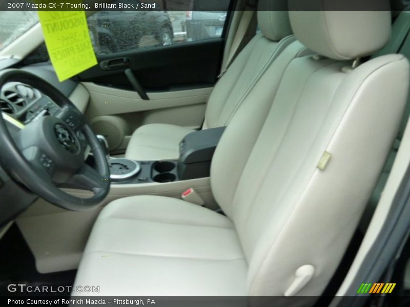 Brilliant Black / Sand 2007 Mazda CX-7 Touring