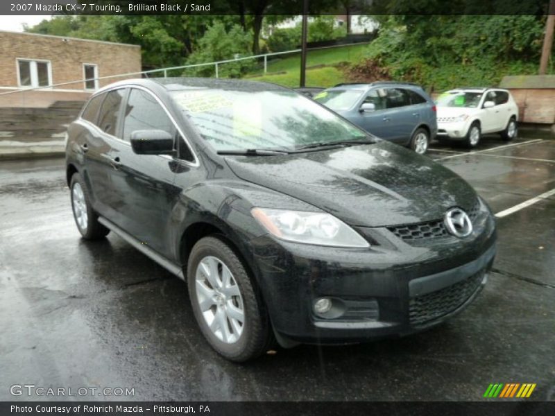 Brilliant Black / Sand 2007 Mazda CX-7 Touring