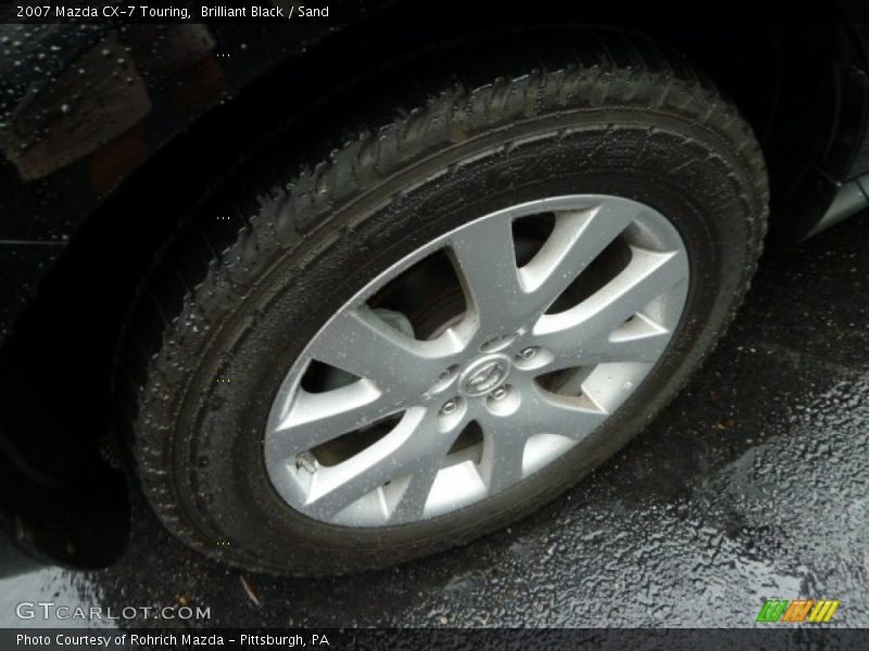 Brilliant Black / Sand 2007 Mazda CX-7 Touring