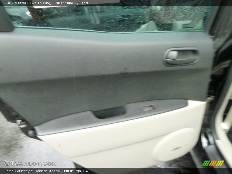 Brilliant Black / Sand 2007 Mazda CX-7 Touring