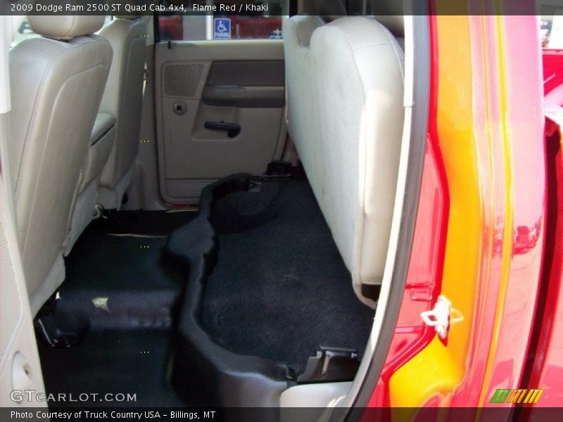 Flame Red / Khaki 2009 Dodge Ram 2500 ST Quad Cab 4x4