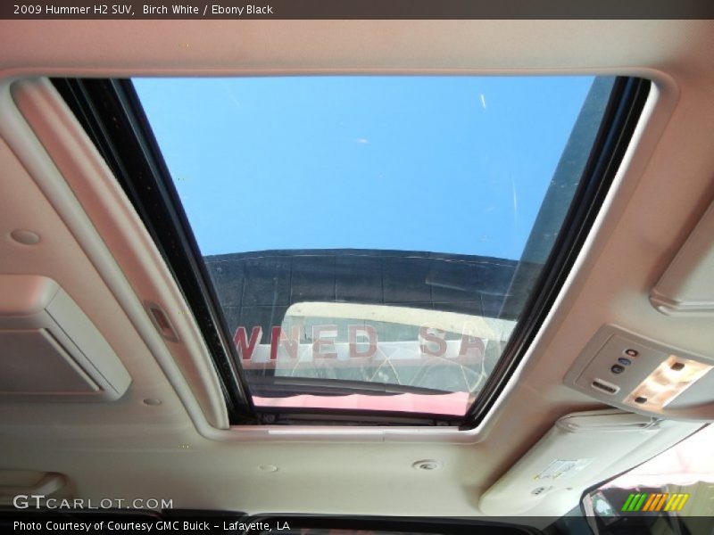 Birch White / Ebony Black 2009 Hummer H2 SUV
