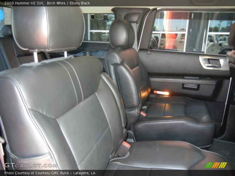 Birch White / Ebony Black 2009 Hummer H2 SUV