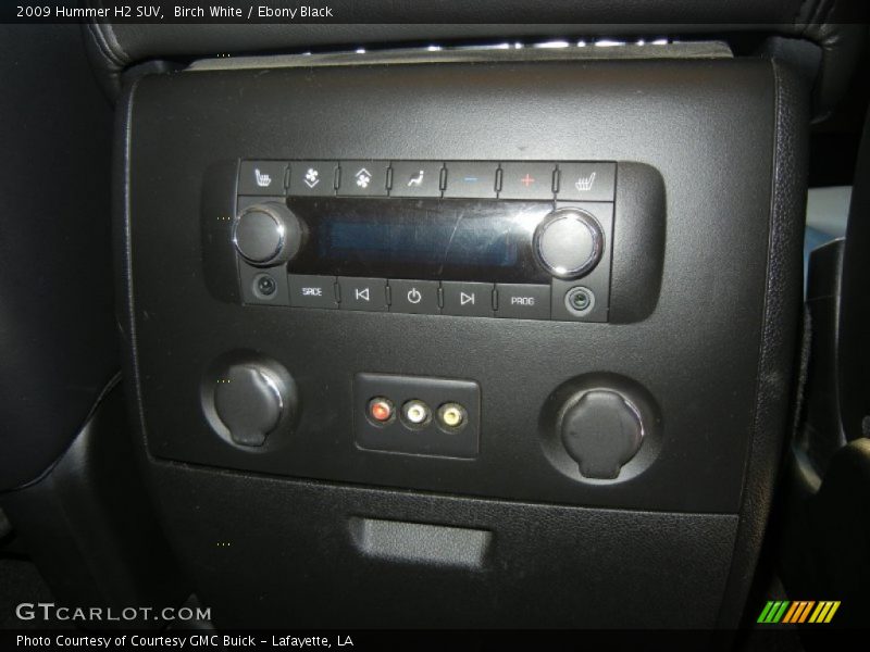 Birch White / Ebony Black 2009 Hummer H2 SUV