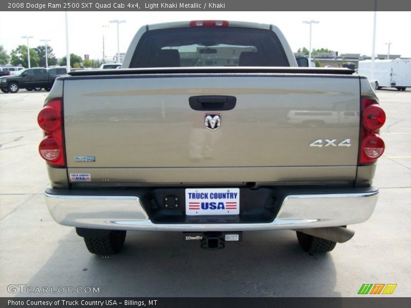 Light Khaki Metallic / Khaki 2008 Dodge Ram 2500 SXT Quad Cab 4x4
