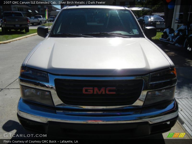 Silver Birch Metallic / Dark Pewter 2007 GMC Canyon SLE Extended Cab