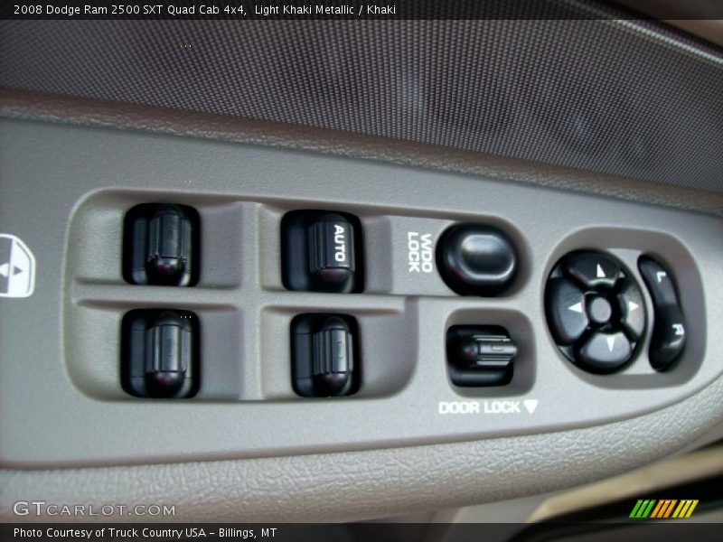Light Khaki Metallic / Khaki 2008 Dodge Ram 2500 SXT Quad Cab 4x4
