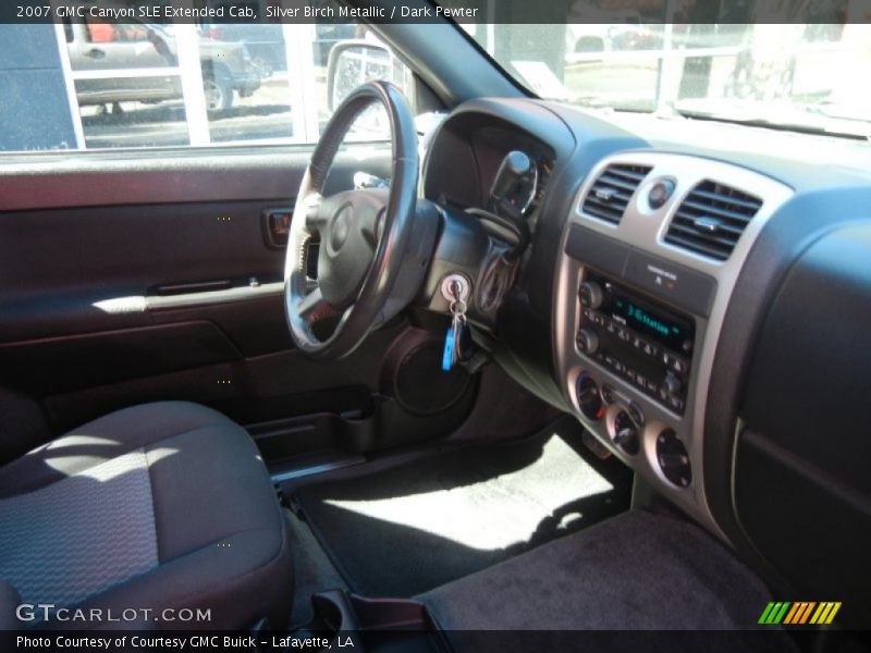 Silver Birch Metallic / Dark Pewter 2007 GMC Canyon SLE Extended Cab