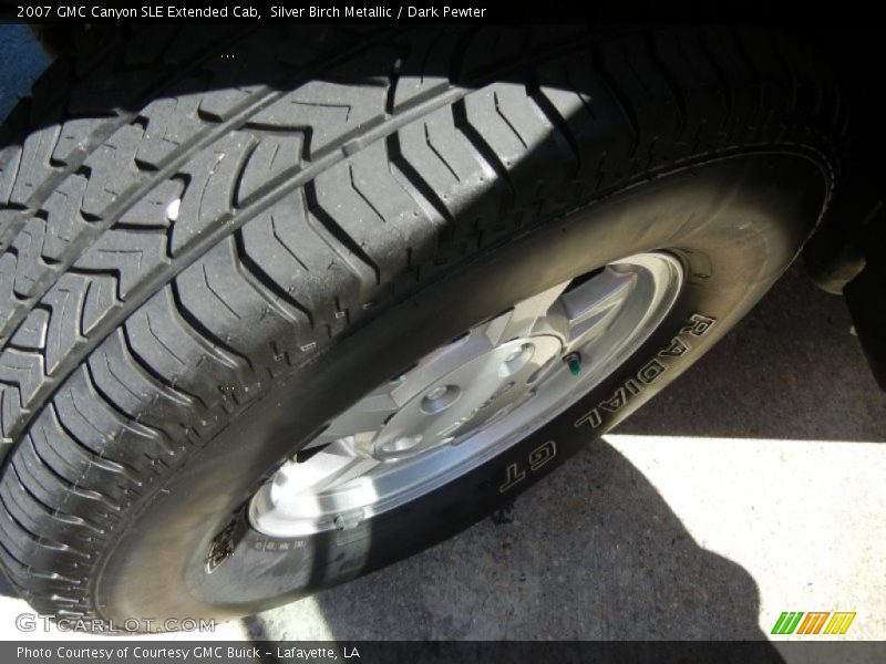 Silver Birch Metallic / Dark Pewter 2007 GMC Canyon SLE Extended Cab