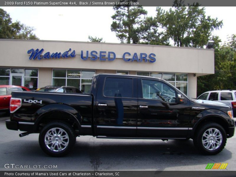 Black / Sienna Brown Leather/Black 2009 Ford F150 Platinum SuperCrew 4x4