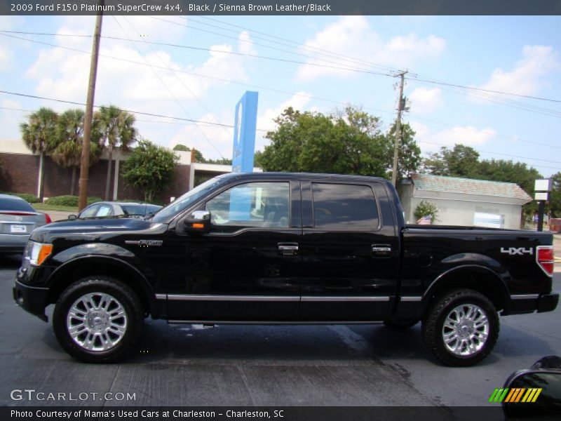 Black / Sienna Brown Leather/Black 2009 Ford F150 Platinum SuperCrew 4x4