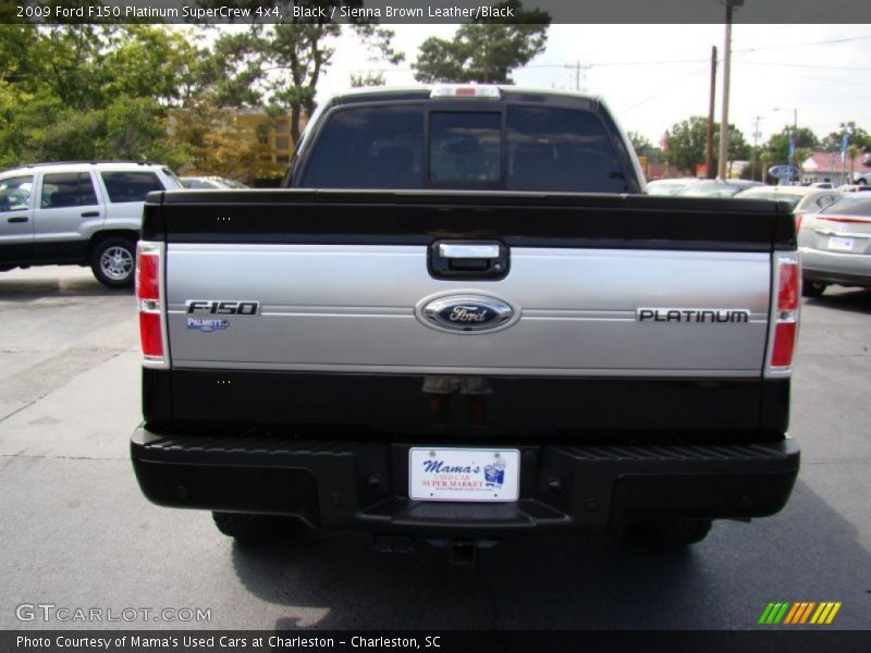 Black / Sienna Brown Leather/Black 2009 Ford F150 Platinum SuperCrew 4x4