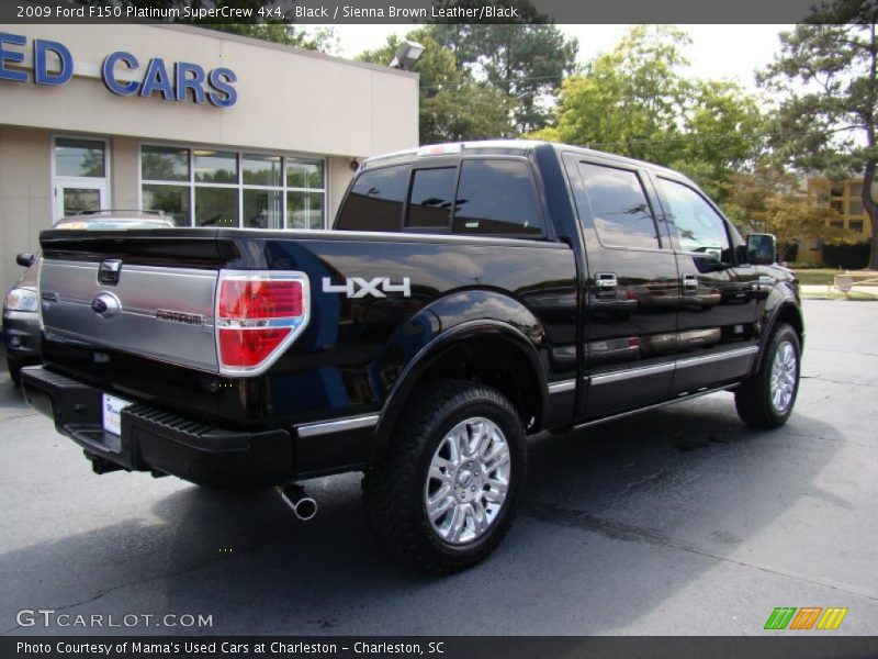 Black / Sienna Brown Leather/Black 2009 Ford F150 Platinum SuperCrew 4x4