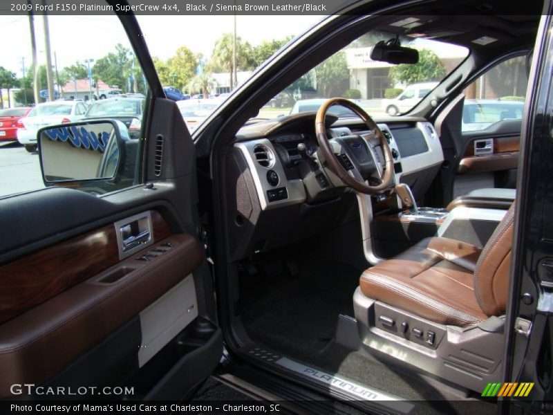 Black / Sienna Brown Leather/Black 2009 Ford F150 Platinum SuperCrew 4x4