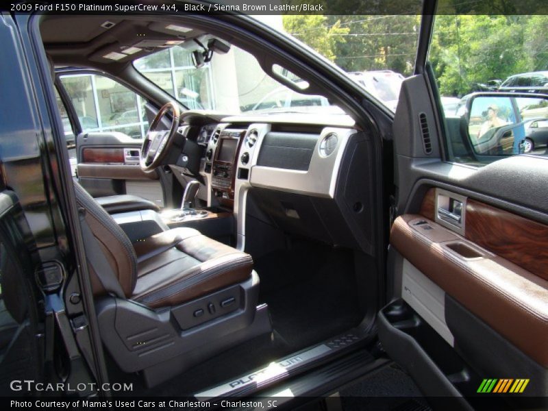 Black / Sienna Brown Leather/Black 2009 Ford F150 Platinum SuperCrew 4x4