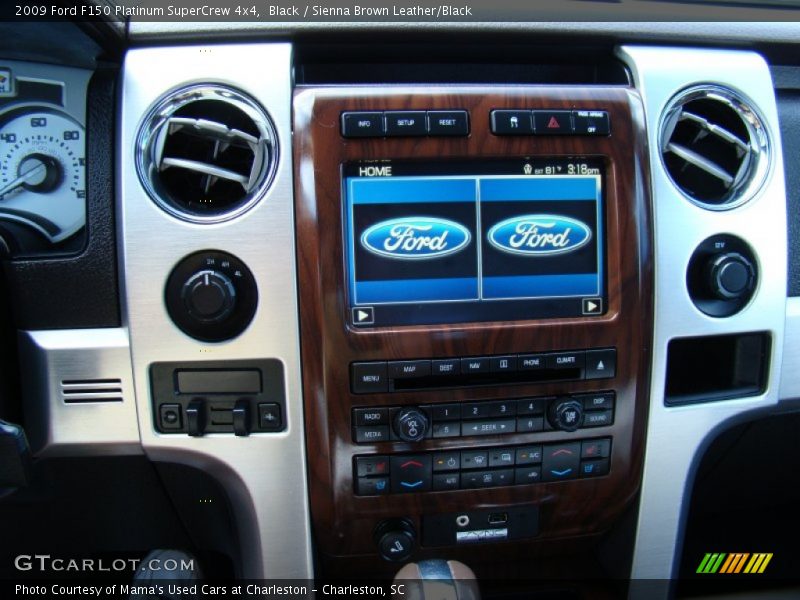 Black / Sienna Brown Leather/Black 2009 Ford F150 Platinum SuperCrew 4x4