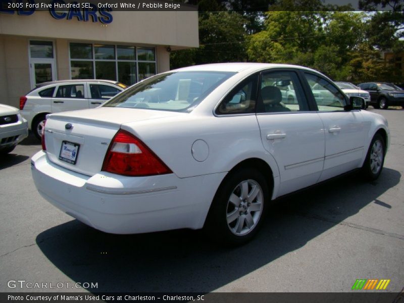 Oxford White / Pebble Beige 2005 Ford Five Hundred SEL