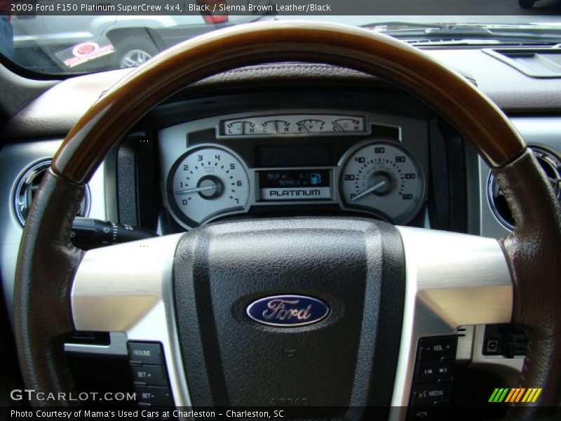 Black / Sienna Brown Leather/Black 2009 Ford F150 Platinum SuperCrew 4x4