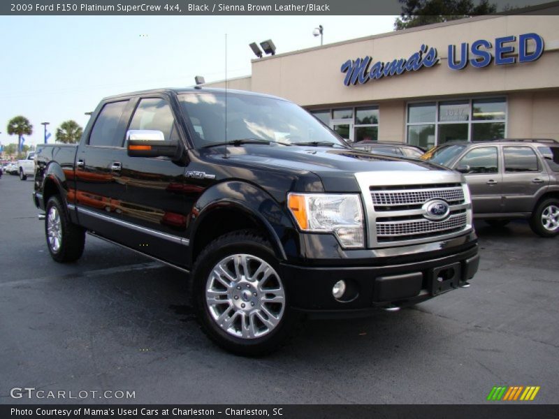 Black / Sienna Brown Leather/Black 2009 Ford F150 Platinum SuperCrew 4x4