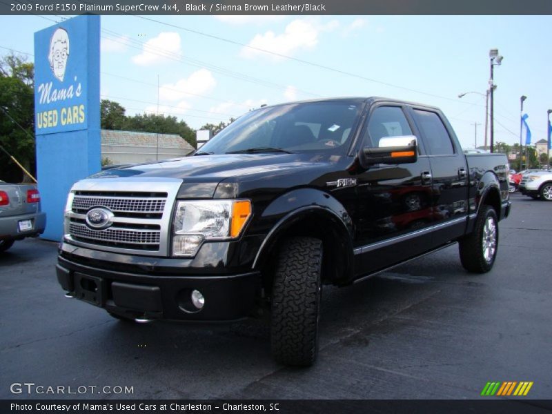 Black / Sienna Brown Leather/Black 2009 Ford F150 Platinum SuperCrew 4x4