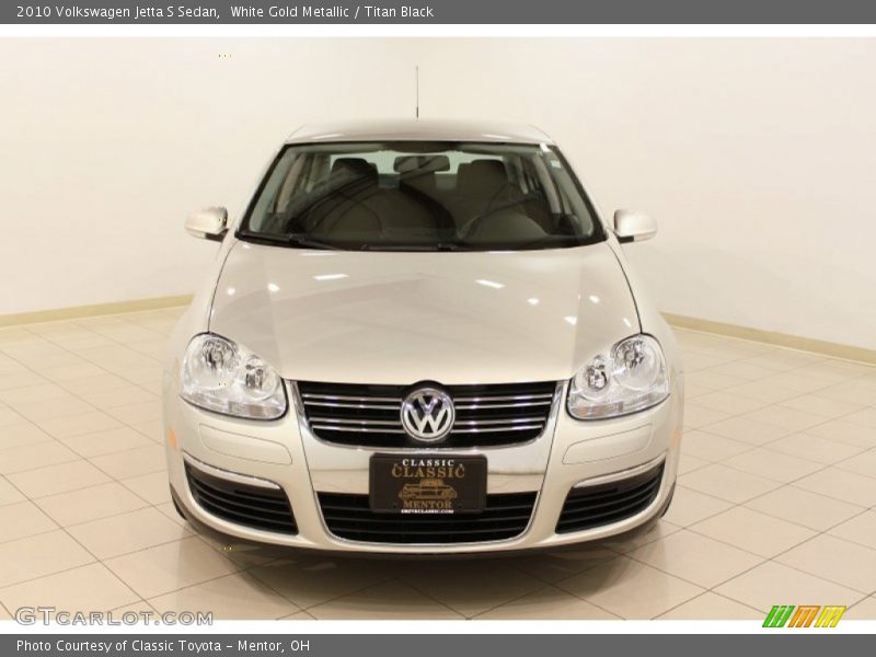White Gold Metallic / Titan Black 2010 Volkswagen Jetta S Sedan