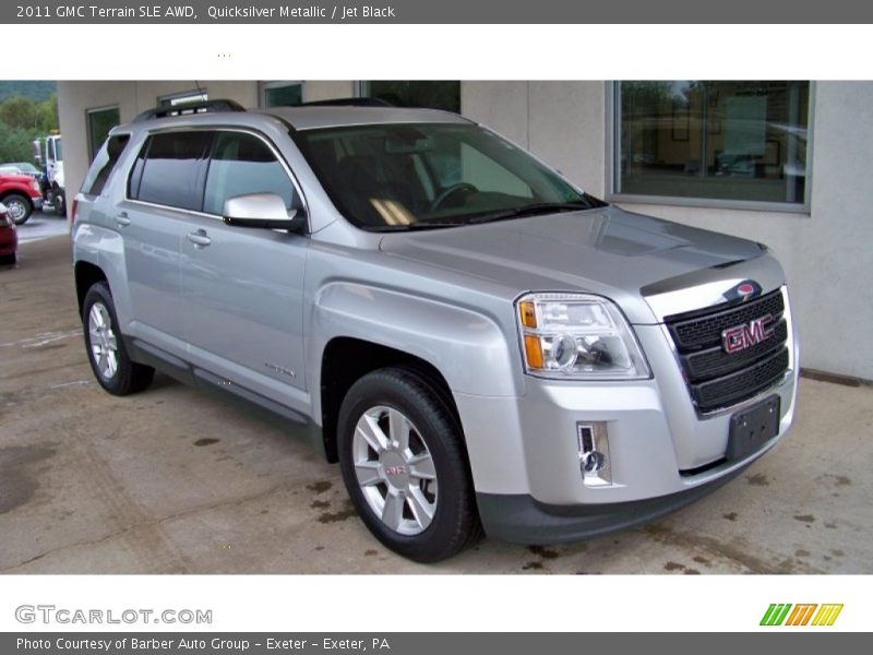 Quicksilver Metallic / Jet Black 2011 GMC Terrain SLE AWD