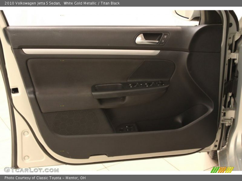 White Gold Metallic / Titan Black 2010 Volkswagen Jetta S Sedan