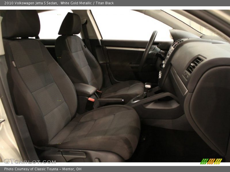White Gold Metallic / Titan Black 2010 Volkswagen Jetta S Sedan