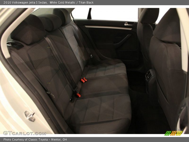 White Gold Metallic / Titan Black 2010 Volkswagen Jetta S Sedan