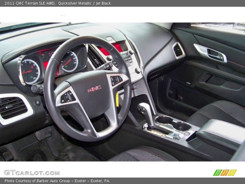 Quicksilver Metallic / Jet Black 2011 GMC Terrain SLE AWD