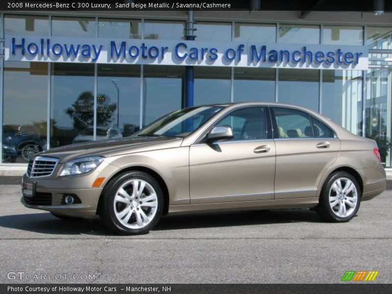 Sand Beige Metallic / Savanna/Cashmere 2008 Mercedes-Benz C 300 Luxury