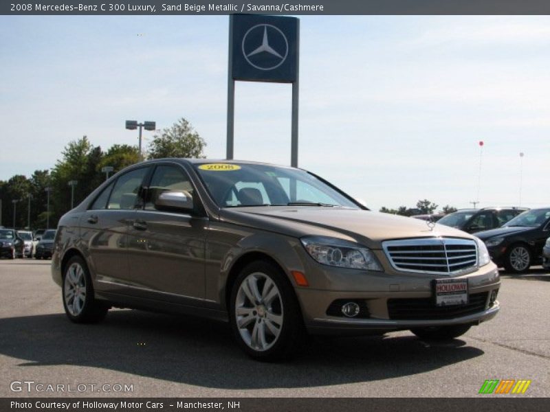 Sand Beige Metallic / Savanna/Cashmere 2008 Mercedes-Benz C 300 Luxury