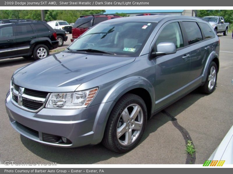 Silver Steel Metallic / Dark Slate Gray/Light Graystone 2009 Dodge Journey SXT AWD