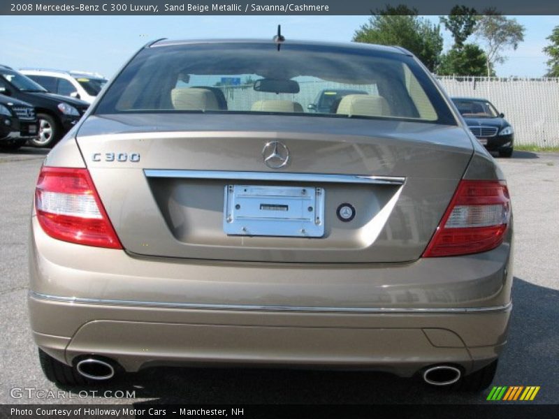 Sand Beige Metallic / Savanna/Cashmere 2008 Mercedes-Benz C 300 Luxury