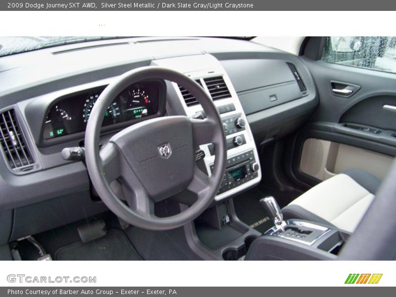 Silver Steel Metallic / Dark Slate Gray/Light Graystone 2009 Dodge Journey SXT AWD