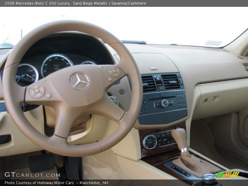 Sand Beige Metallic / Savanna/Cashmere 2008 Mercedes-Benz C 300 Luxury