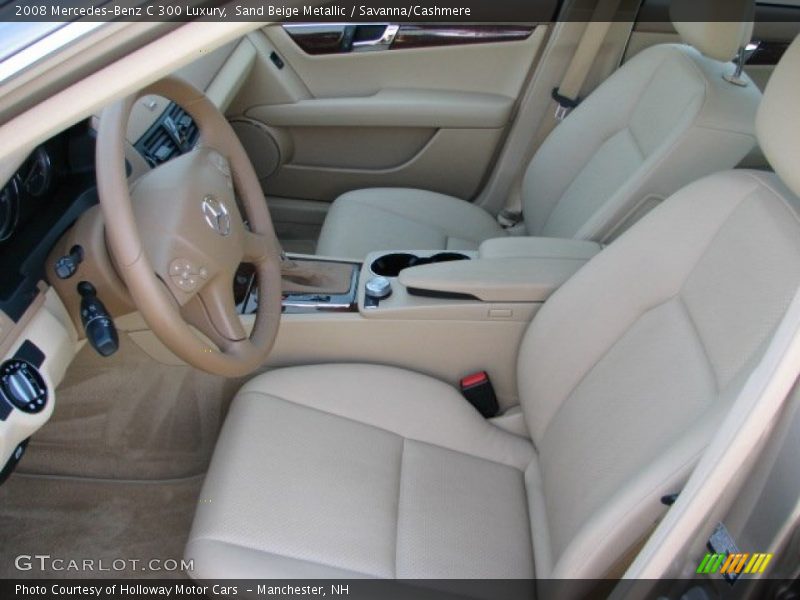 Sand Beige Metallic / Savanna/Cashmere 2008 Mercedes-Benz C 300 Luxury