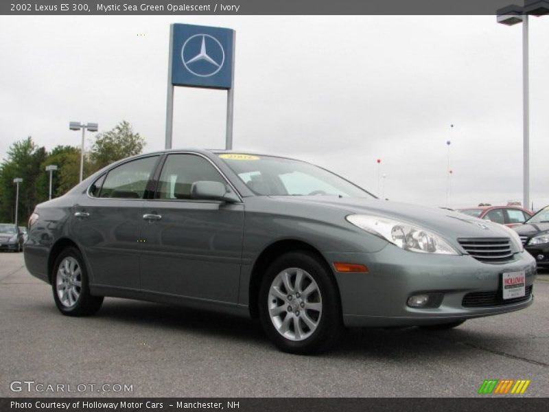 Mystic Sea Green Opalescent / Ivory 2002 Lexus ES 300
