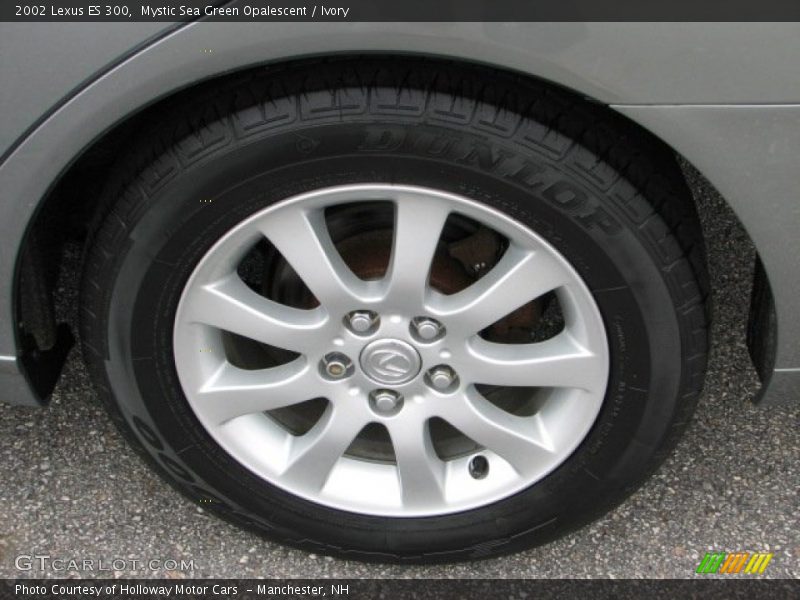 Mystic Sea Green Opalescent / Ivory 2002 Lexus ES 300