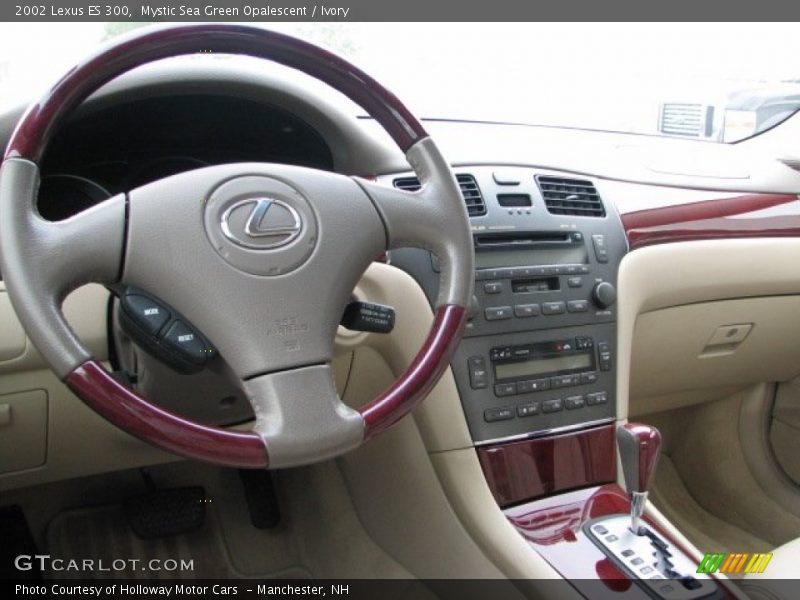 Mystic Sea Green Opalescent / Ivory 2002 Lexus ES 300