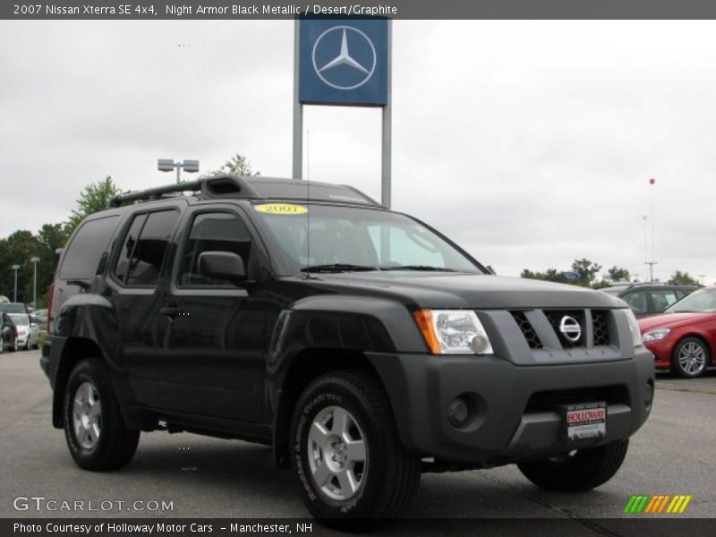 Night Armor Black Metallic / Desert/Graphite 2007 Nissan Xterra SE 4x4