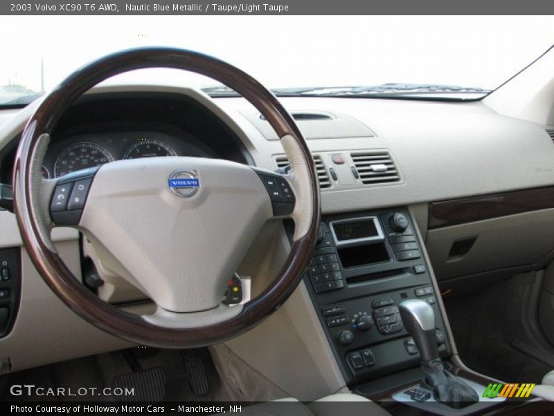 Nautic Blue Metallic / Taupe/Light Taupe 2003 Volvo XC90 T6 AWD