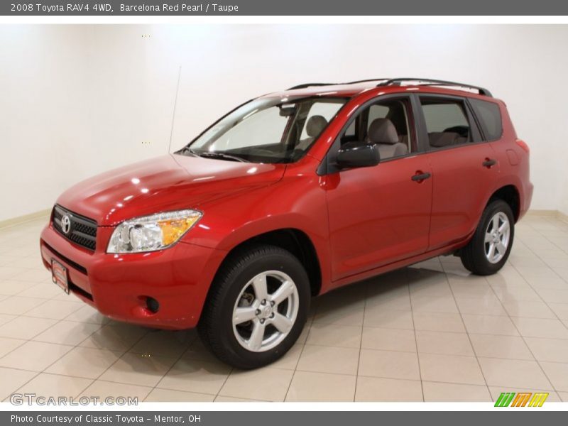 Barcelona Red Pearl / Taupe 2008 Toyota RAV4 4WD